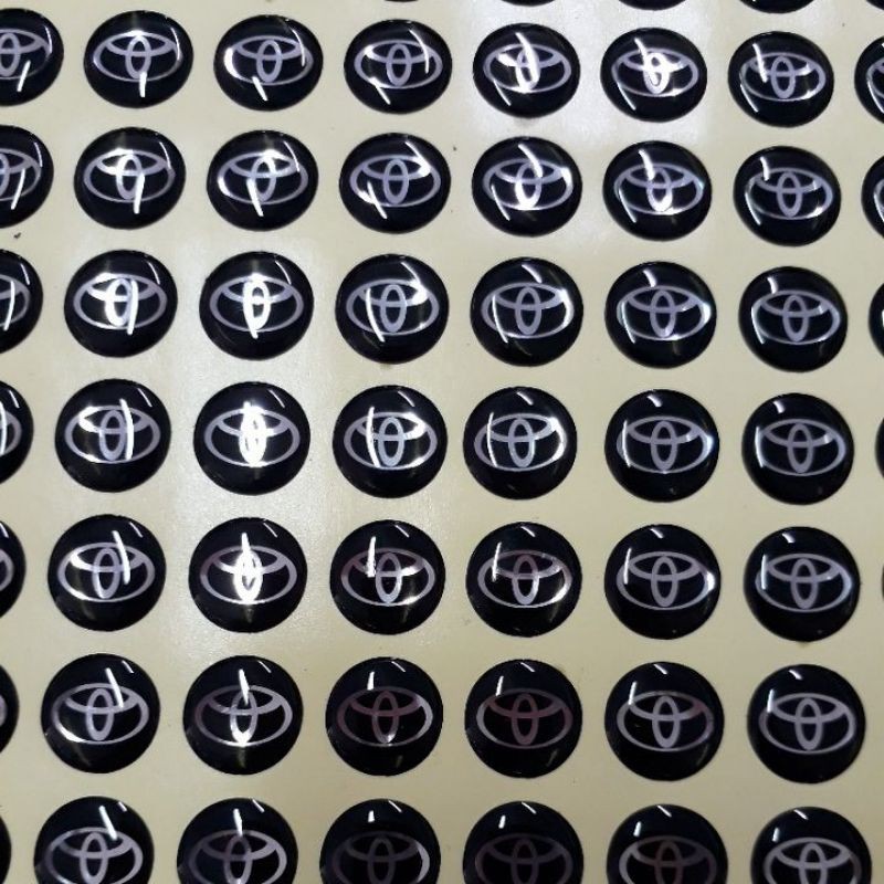 HONDA NISSAN Logo Tròn 14mm Dán Trang Trí Phía Sau Chìa Khóa Xe Hơi Toyota raize vios yaris rush Vevanza cross