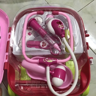 Bộ Vali kéo đồ chơi bác sĩ có đèn nhạc