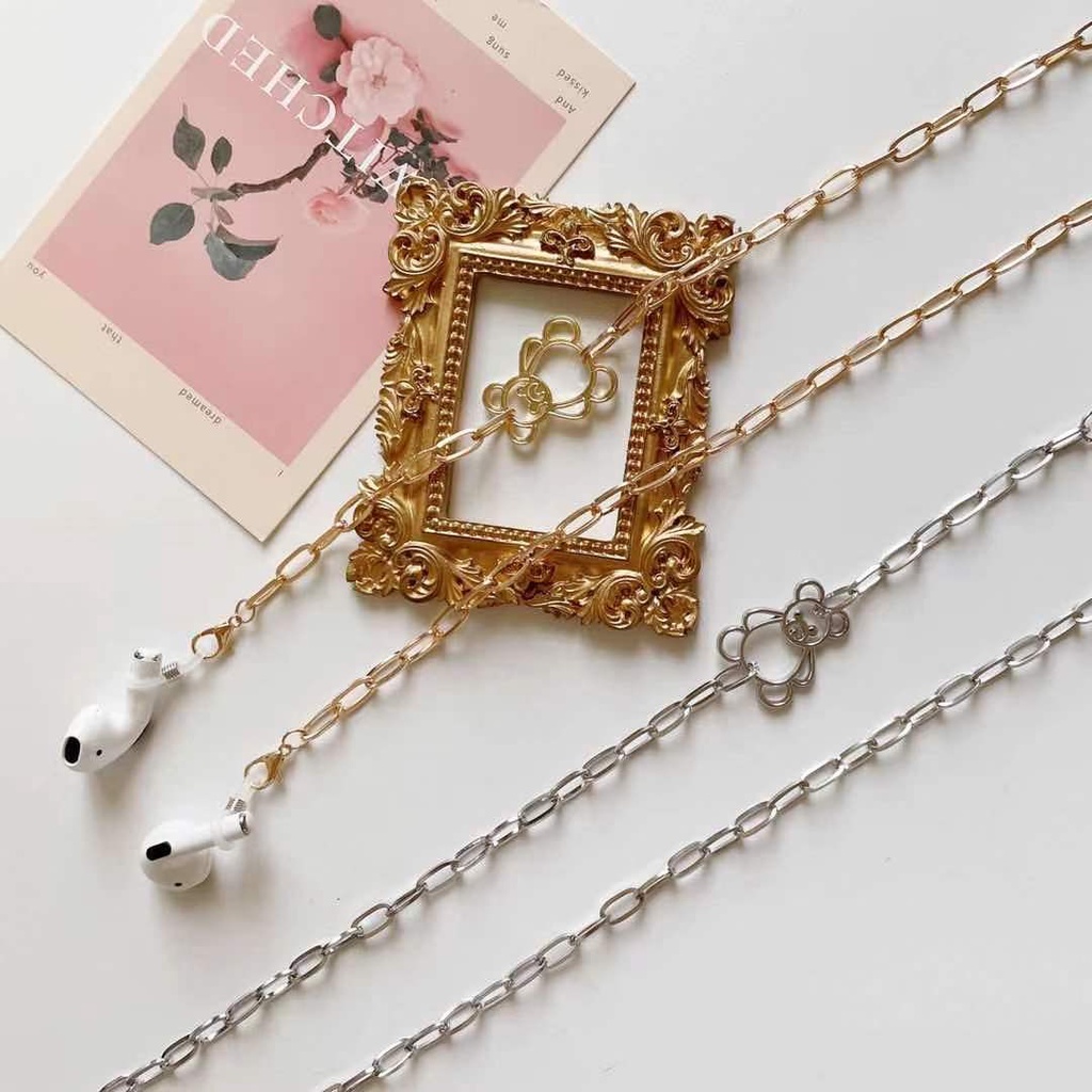 Dây Đeo Mắt Kính / Tai Nghe Bằng Hợp Kim Họa Tiết Hoạt Hình Phong Cách Âu Mỹ Độc Đáo