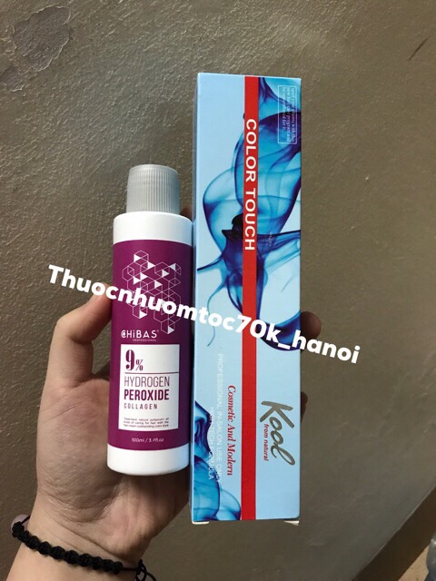 Thuốc nhuộm tóc màu Cam Đào kèm trợ oxy và gang tay nilon | BigBuy360 - bigbuy360.vn