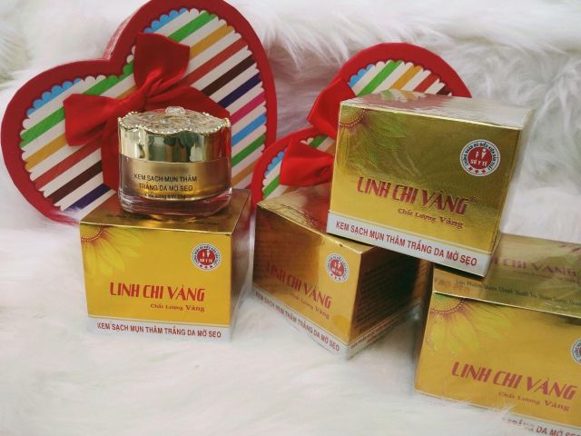 KEM SẠCH MỤN THÂM MỜ SẸO LINH CHI VÀNG