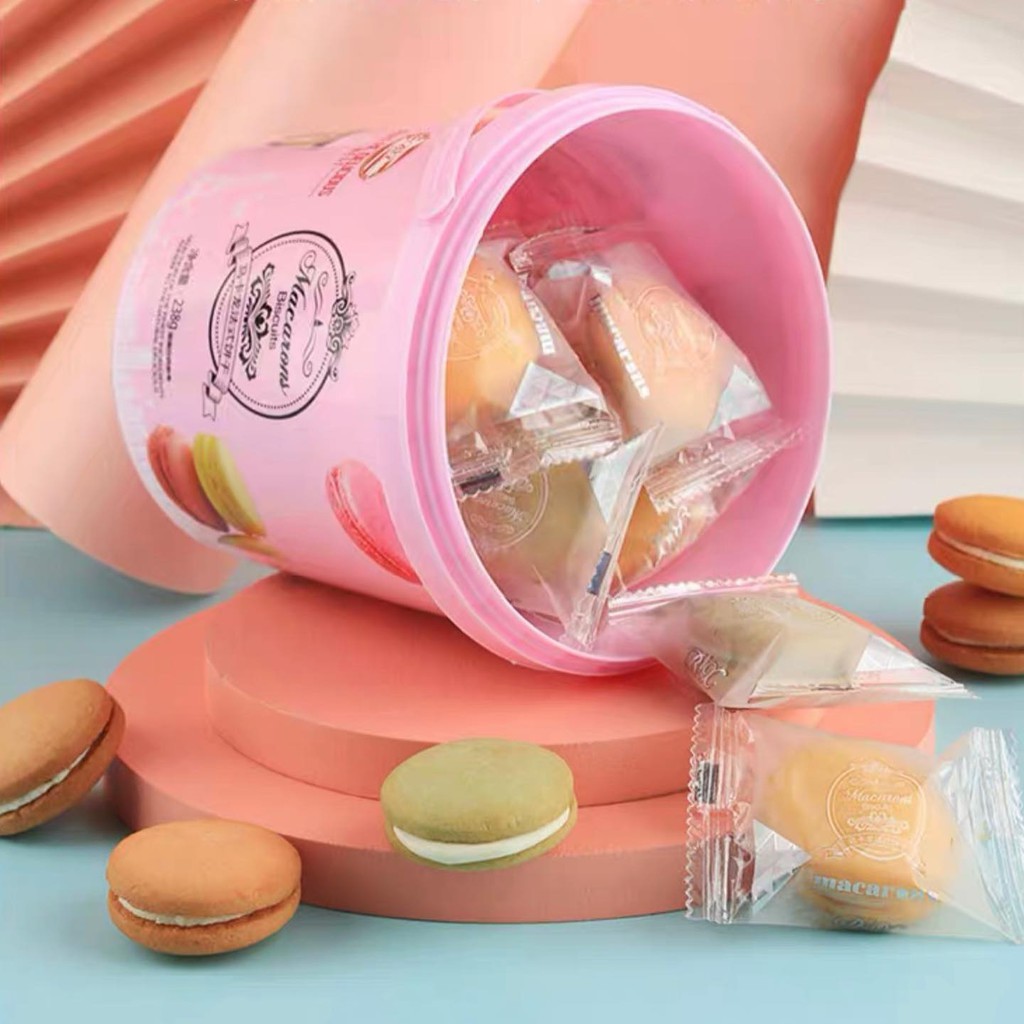 Xô bánh macaron 2 vị hiệu BX 238g - Đài Loan