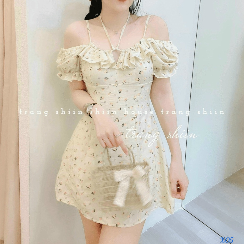 ĐẦM XỐP Ô VUÔNG UP thoi trang shop valentina
