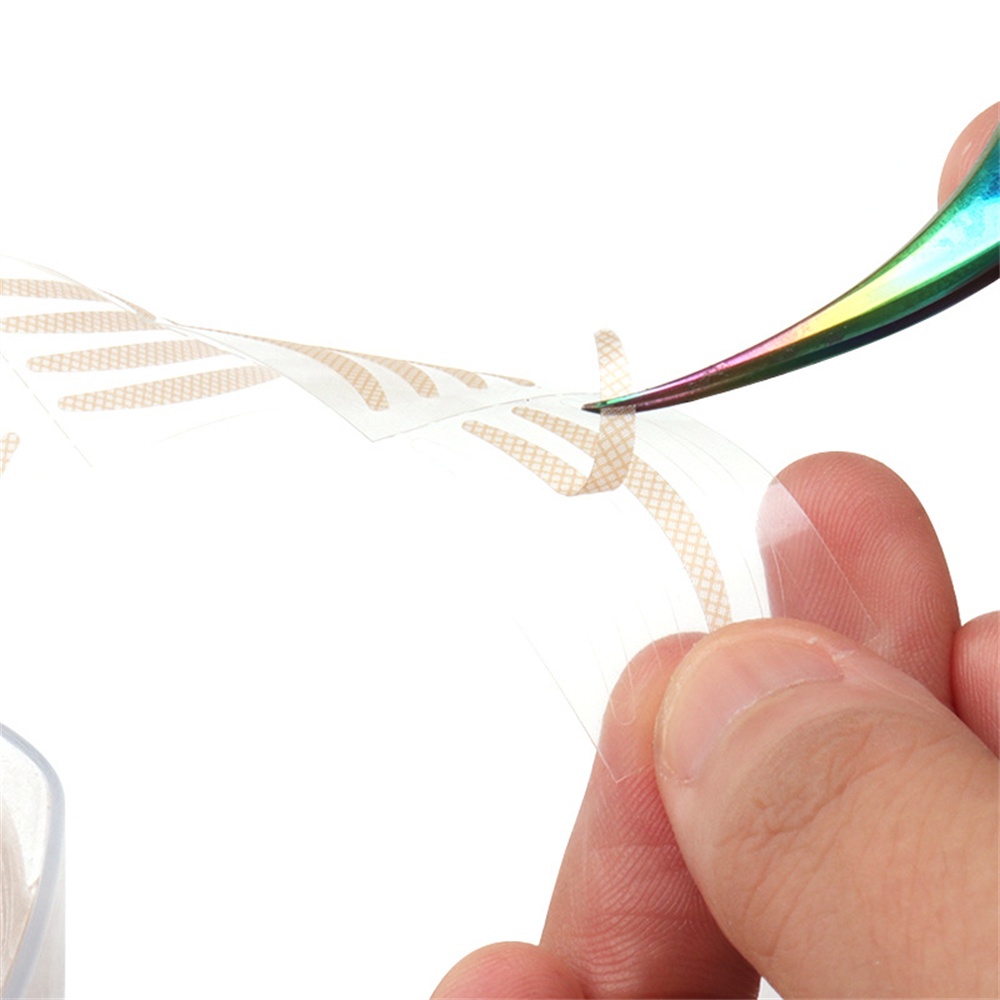 Bộ 600 Miếng Dán Kích Mí Vô Hình Màu Xám Trong Suốt