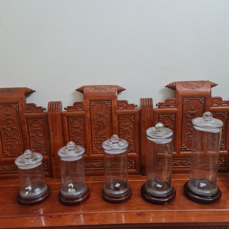 Bình Thuỷ Tinh Ngâm Rượu Dáng Trụ TRƠN Có Vòi, Không Vòi 6L, 8L, 10L, 12L, 15L, 19L ⚡️BAO BỂ VỠ⚡️