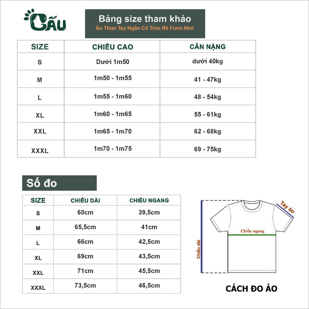 Áo thun Gấu 194 phông trơn cổ tròn tay ngắn, vải Su xược mềm mịn, co dãn, from nhỏ - XUOC