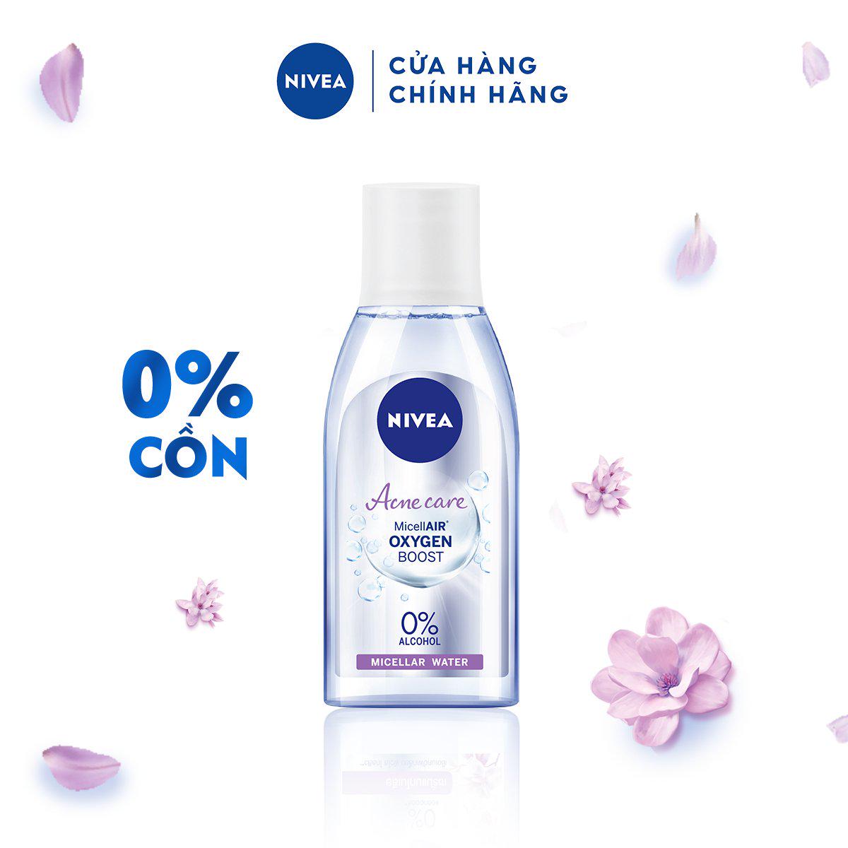 Nước tẩy trang Nivea cho da mụn Acne Care Makeup Clear Micellar Water 125ml – 89270