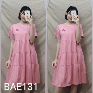 Váy Bầu, Đầm Bầu BCE3054 Chất Cotton Suông Đuôi Cá