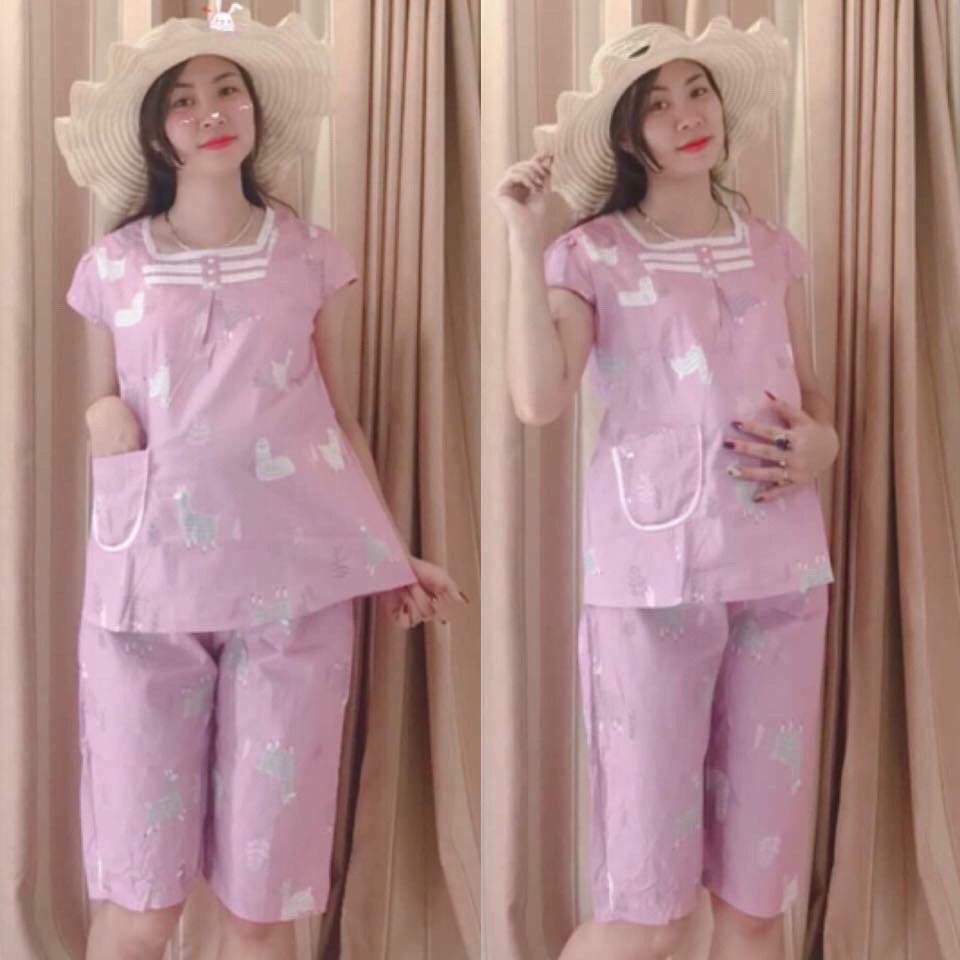 Bộ đồ bầu chất thô đẹp, mát