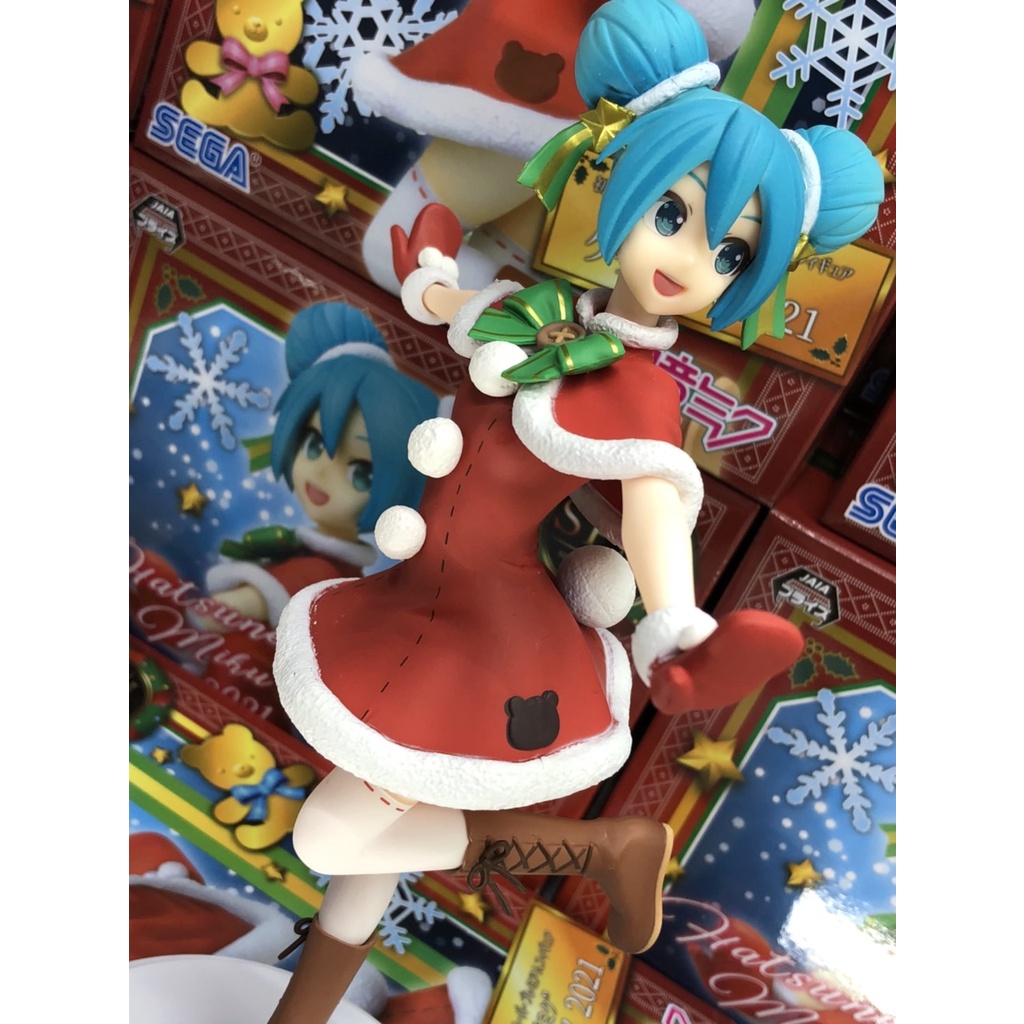 Mô hình chính hãng HATSUNE MIKU - phiên bản Christmas 2021 - hãng SEGA SPM