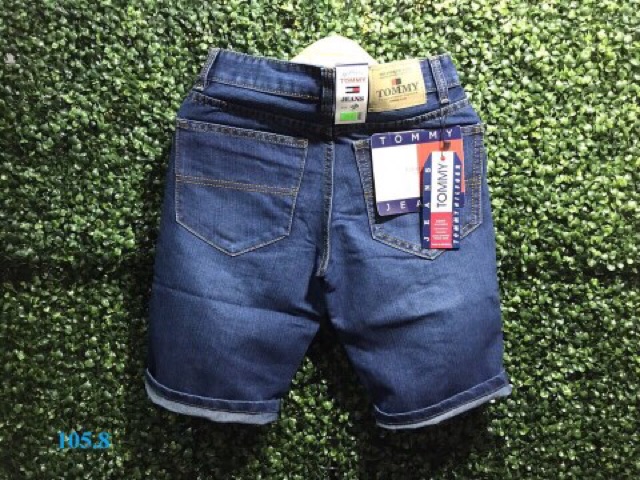 Quần short nam jeans trơn