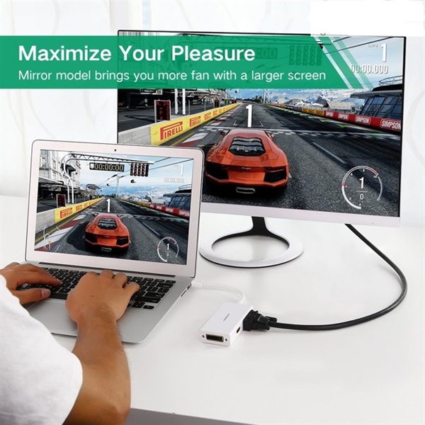 Cáp Mini Displayport  to VGA + HDMI + DVI UGREEN 20418  - Hàng Chính Hãng