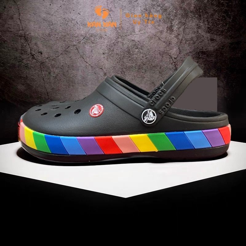 Dép Sục Nam Nữ KA073 Sục Cross Nhựa Quai Hậu Bản Đẹp Mẫu Mới KanKanStore