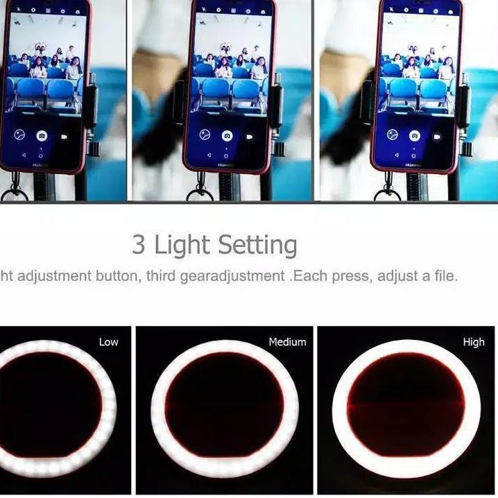Đèn LED Tròn Hỗ Trợ Chụp Ảnh Selfie