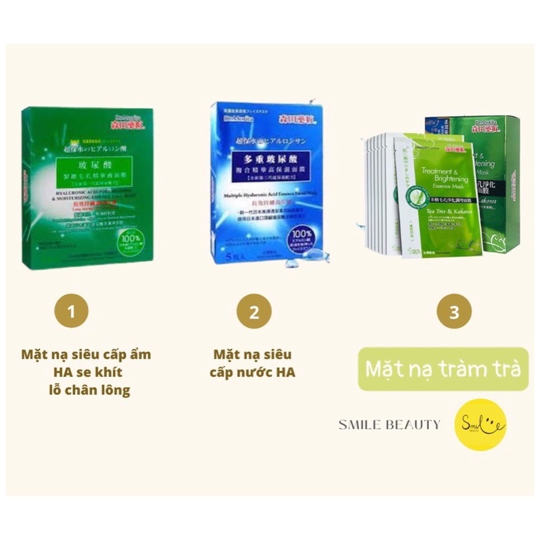 Mặt nạ dr.morita các loại (SĂN SALE TAIWAN)