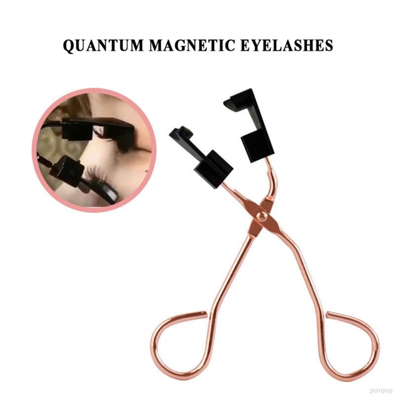 [Hàng mới về] Kẹp bấm lông mi từ tính 8D màu vàng bạc chuyên dụng tiện lợi