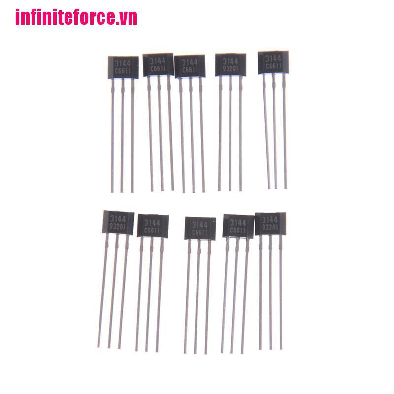 (Hàng Mới Về) Bộ 10 Máy Dò Cảm Biến Từ Tính Ah3144E Oh3144
