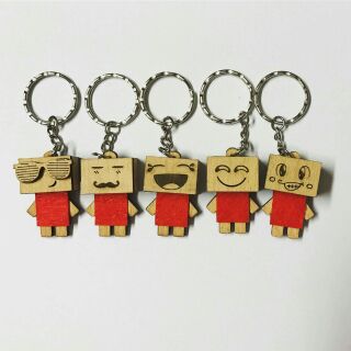 Móc khóa người gỗ Danbo 15k