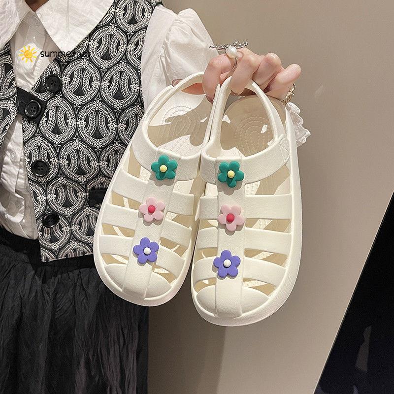 Giày Sandal Đế Dày Hở Ngón Thời Trang Mùa Hè Dễ Thương Dành Cho Nữ 2022