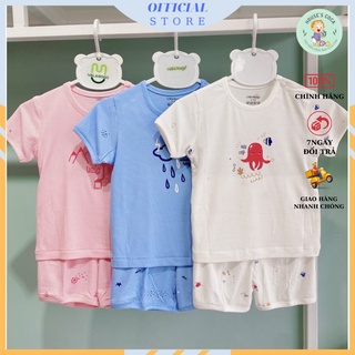 [ Xả kho ]Bộ quần áo cộc tay [Uala rogo] vải Lotus sợi sen mềm mại thoáng mát giảm nhiệt