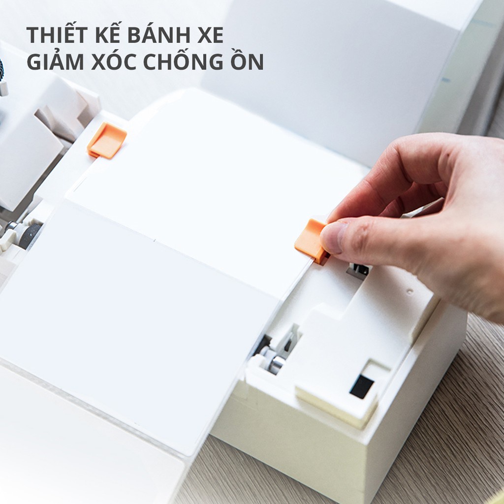 Máy In Nhiệt Deli In Đơn Hàng, Hóa Đơn, Tem Mã Vạch, Phiếu Gửi, Logo Tự Dán - Kết Nối USB, Tốc Độ In 1 Đơn/s