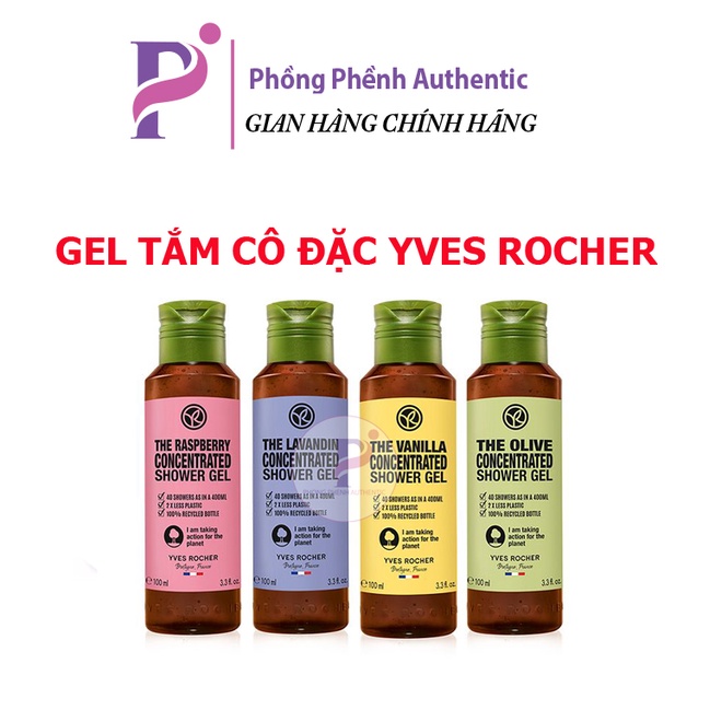 Gel tắm cô đặc Yves Rocher Concentrated Showel Gel 100ml