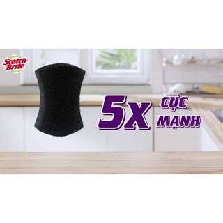 Miếng Cước cọ rửa 5X Cực Mạnh Scotch Brite