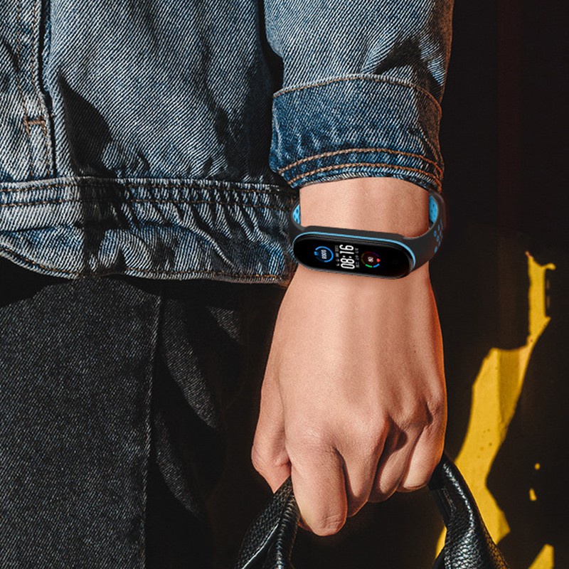 Dây đeo silicone cho đồng hồ thông minh Xiaomi Mi Band 6 5 4 3