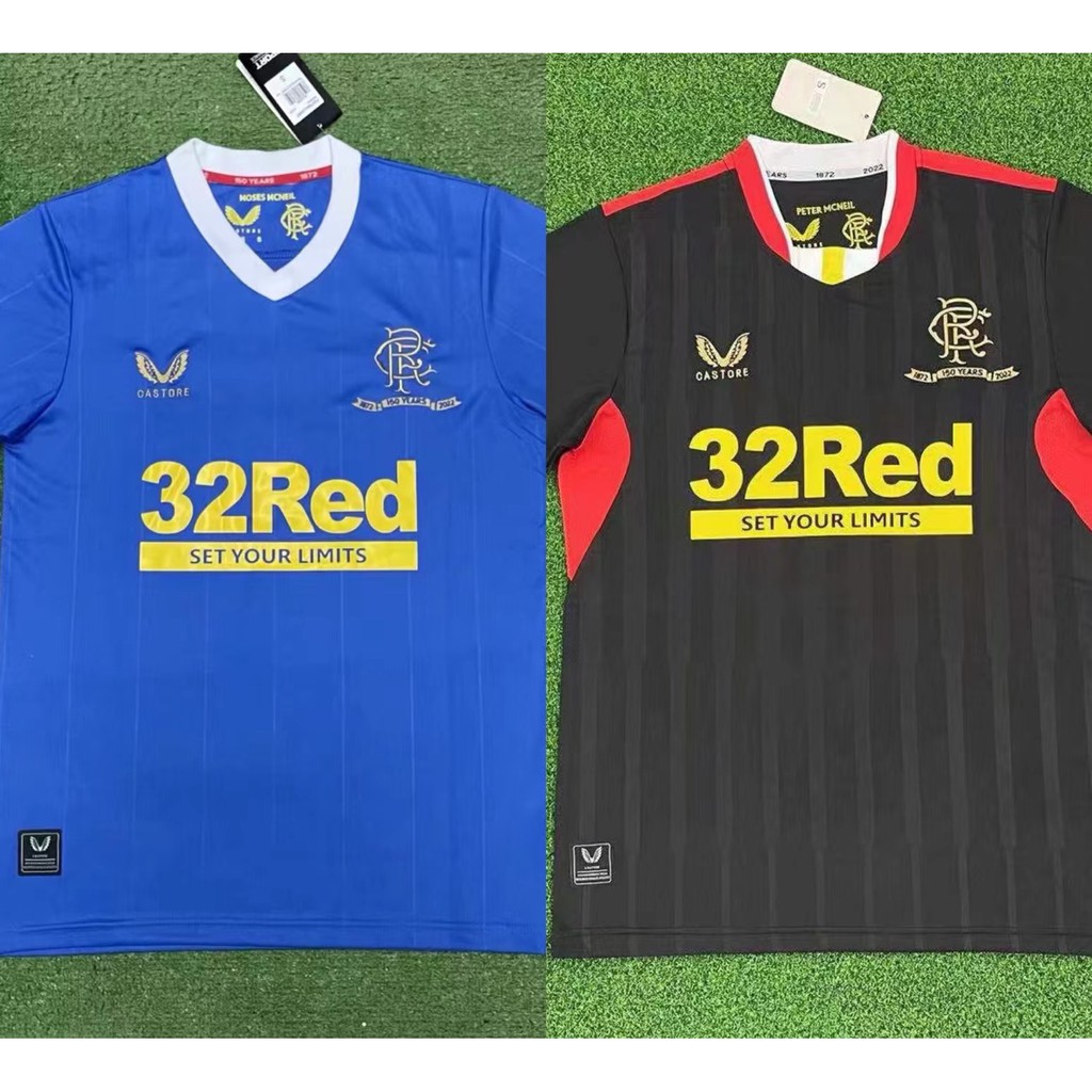 Áo thun bóng đá đội tuyển Rangers 2021-2122