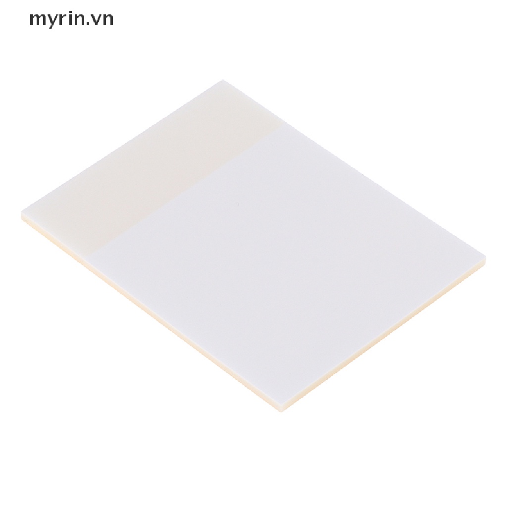 Set 50 Tờ Giấy Ghi Chú Trong Suốt Không Thấm Nước