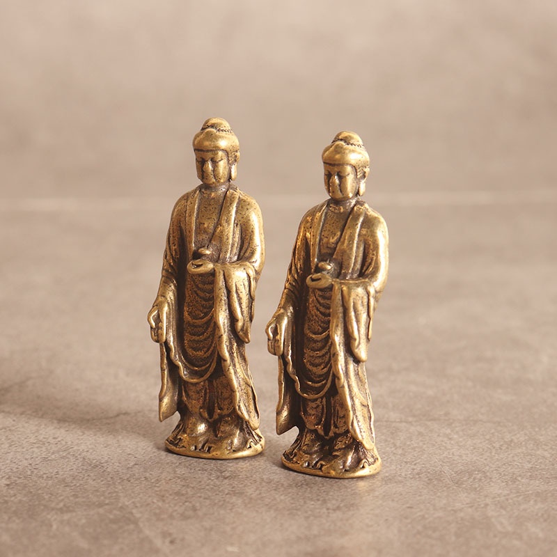Tượng Phật bằng đồng thau để bàn trang trí