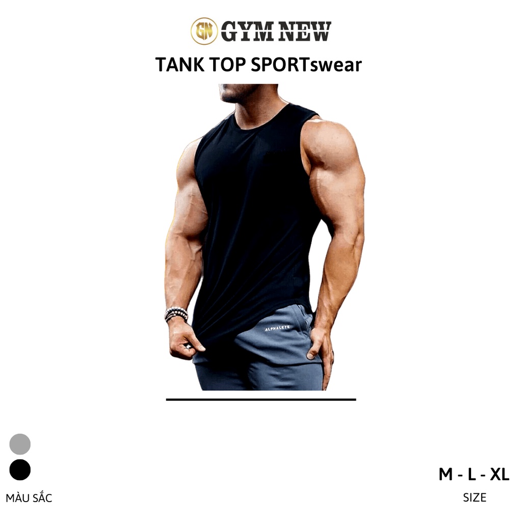 Áo thun ba lỗ tank thể thao thun lạnh -TS