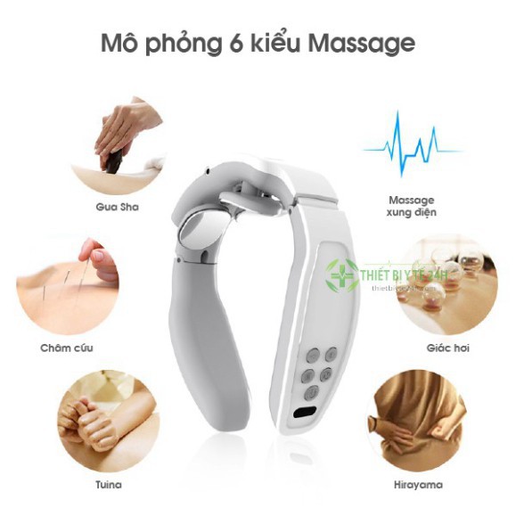 Máy Massage Cổ Vai Gáy, Máy Mát Xa Cổ Xung Điện Cao Cấp.Giảm thiểu tình trạng đau mỏi vai gáy một cách hiệu