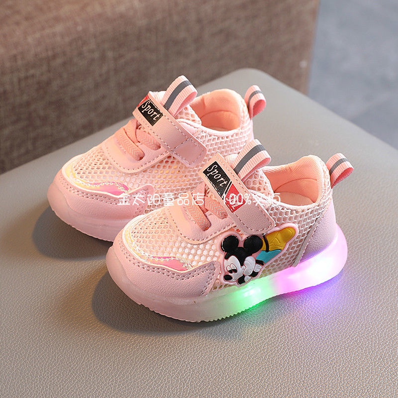 Giày sandal có đèn nhấp nháy cho bé 0-1-2 tuổi