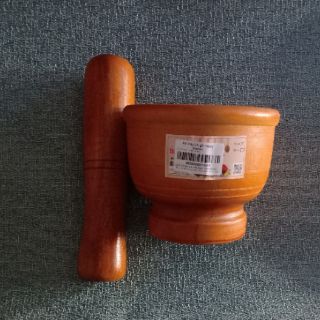 Bộ cối chày gỗ cao cấp - Hiệu Happy Kitchen