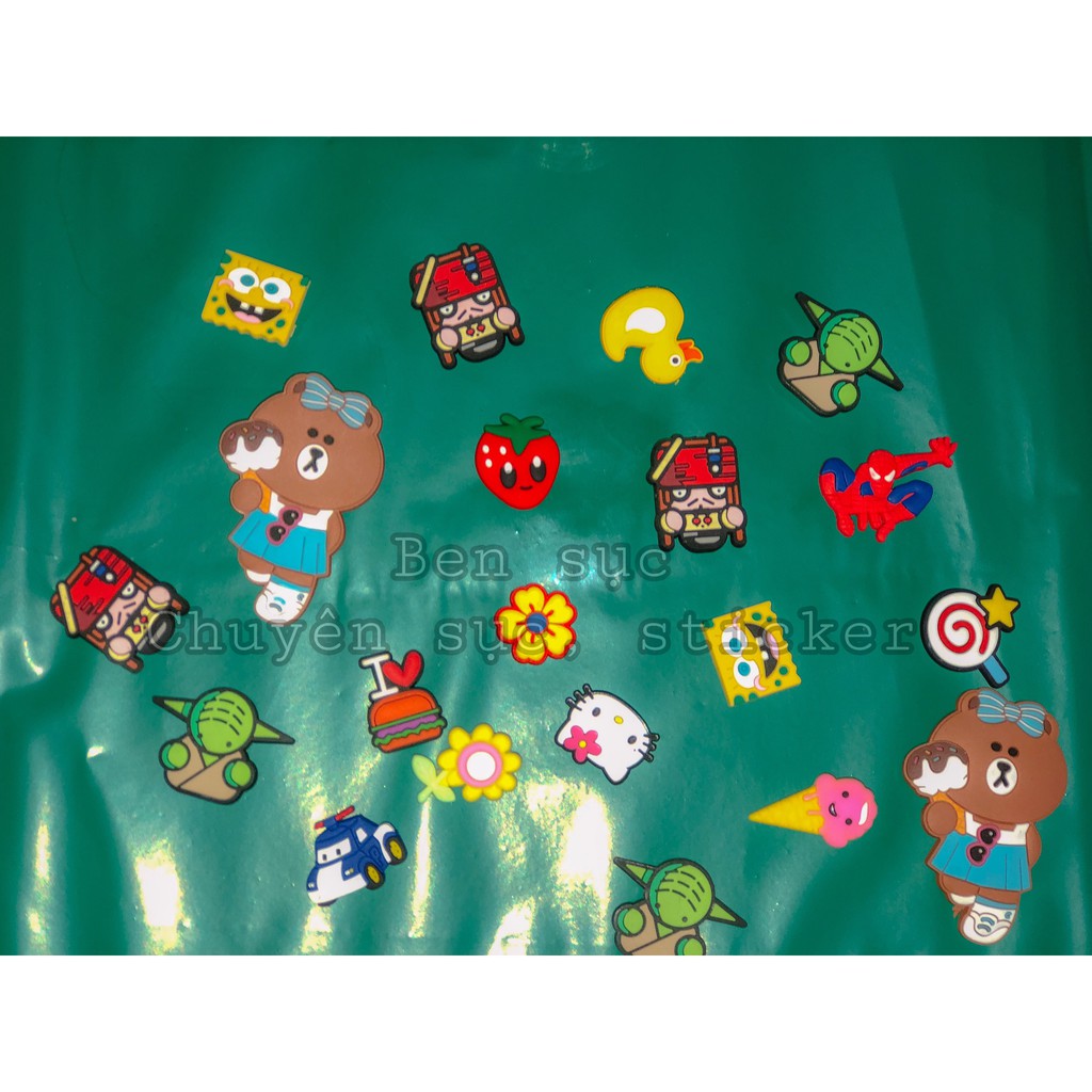 [STICKERS/Jibbiz gắn dép sục, cross] Hình thật, video thật stickers/JB Hàng chuẩn, siêu dễ thương | BigBuy360 - bigbuy360.vn