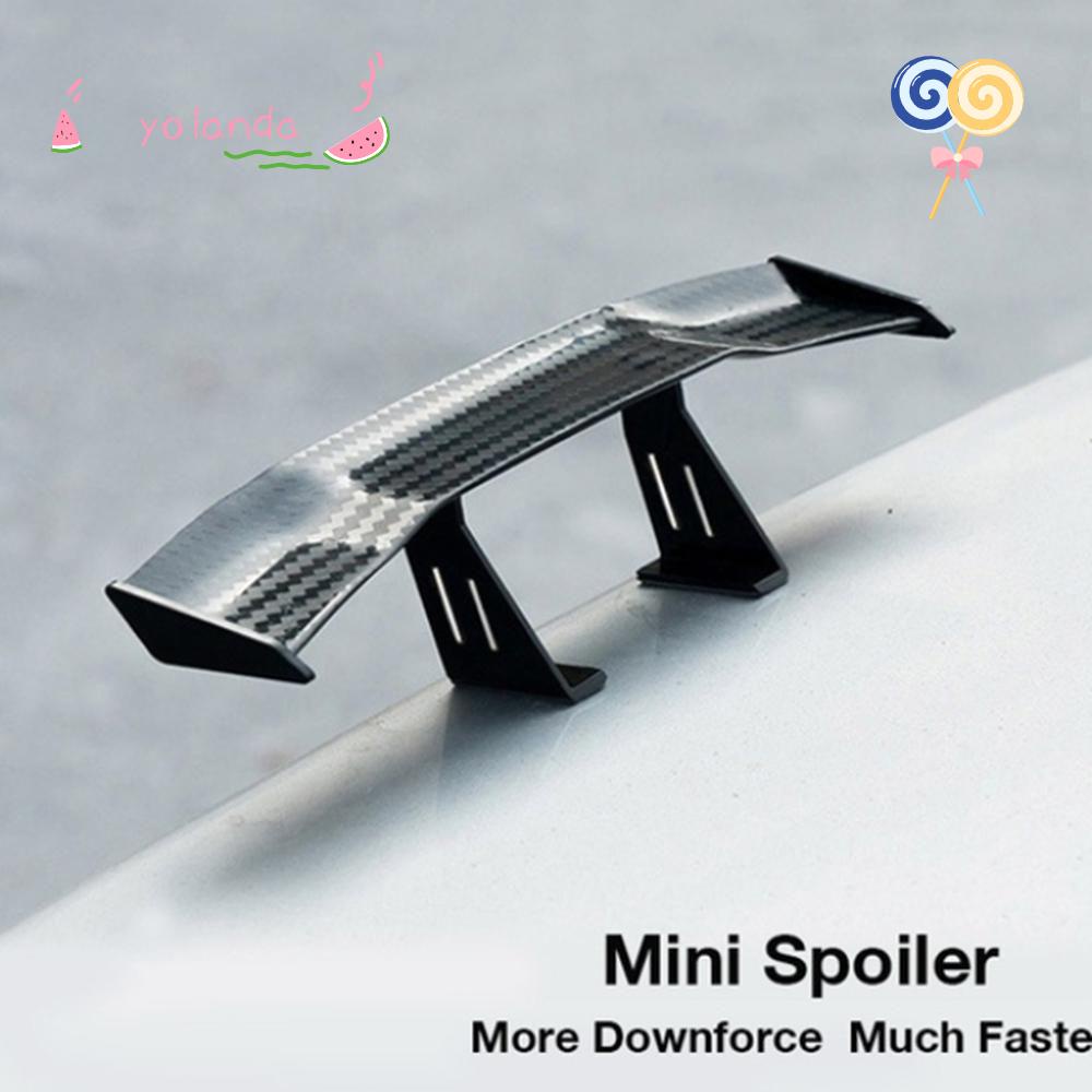 Cánh Gió Mini Bằng ABS Màu Đen Gắn Đuôi Xe Hơi