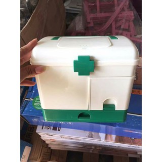 Hộp đựng thuốc y tế 3 tầng