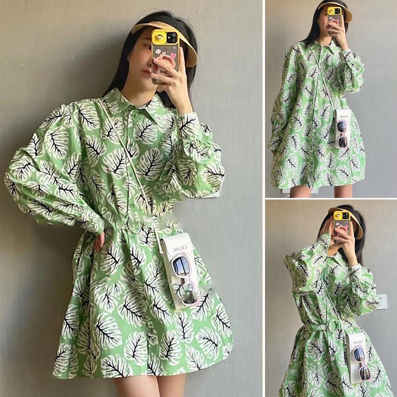 Za Mùa Hè Phụ Nữ In Váy Ngắn Phiên Bản Mới 5216049