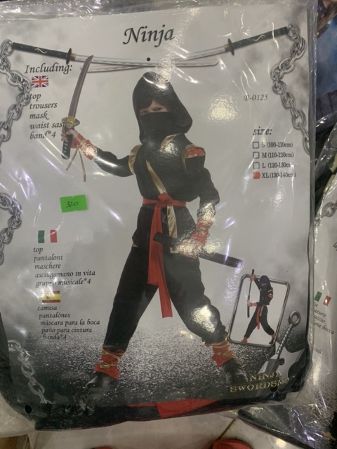 Bộ hoá trang nhân vật Ninja cho bé