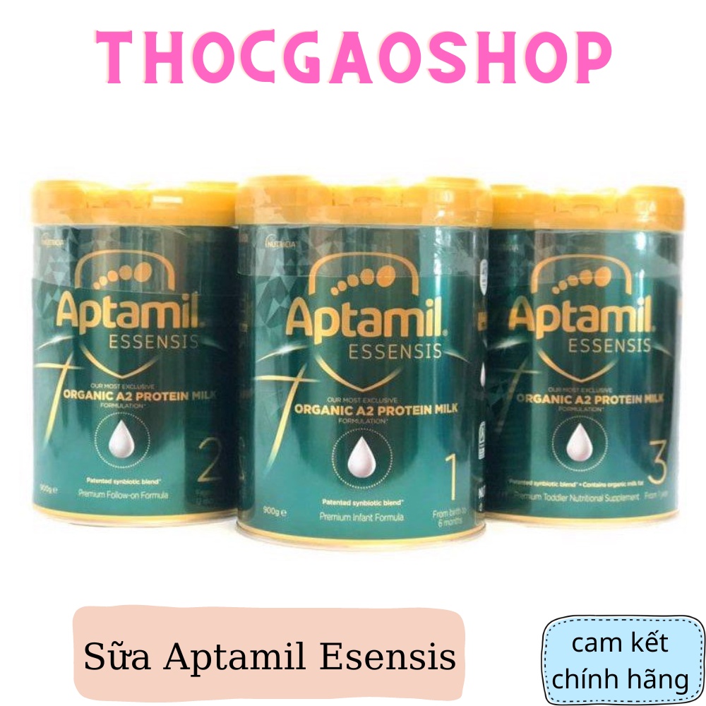 Sữa Aptamil Essensis 900gr organic đạm A2
