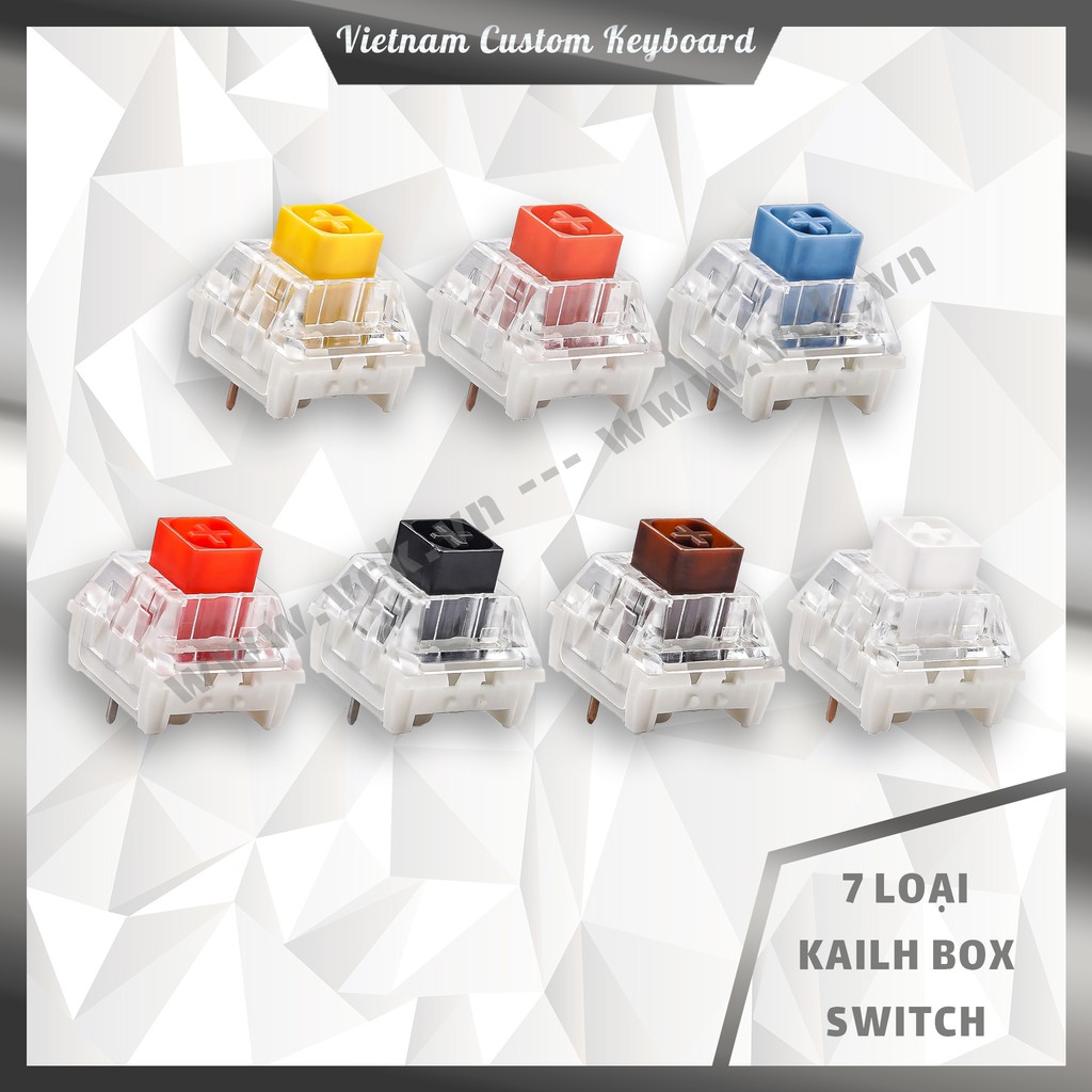 7 Loại Kailh Box Switch Cơ Bản | Kailh Box Heavy | VCK