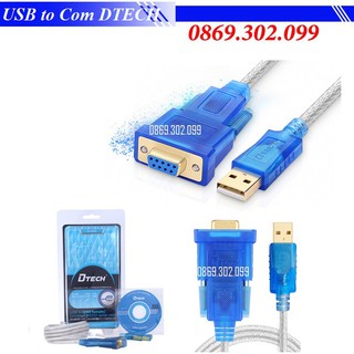 Cáp USB to Com cổng Âm dài 1.5m DTECH