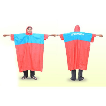 Áo Mưa Nhựa Cánh Dơi HONDA- Nhựa dẻo- to -dày