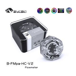 Đồng Hồ Đo Lưu Lượng Làm Mát Máy Tính 2 Chiều G1 / 4 Bykski / RGB A-RGB AURA B-FMpa-HC-V2
