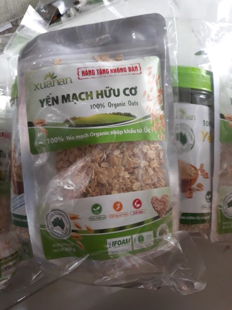 1 hộp yến mạch Xuân An 400g[ tặng ngẫu nhiên]