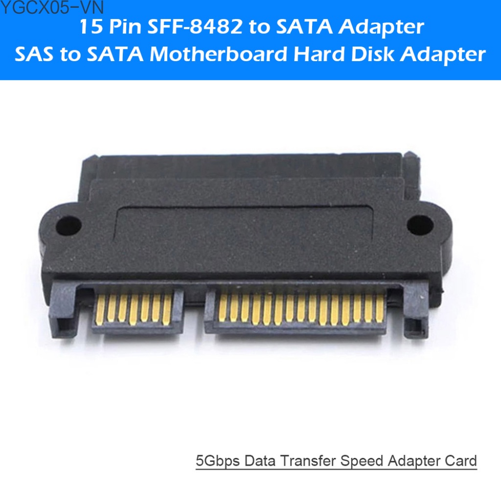 Bộ Chuyển Đổi Tốc Độ Ổ Đĩa Cứng 15 Pin Sff-8482 Sang Sata Sas Sang Sata 5gbps Thẻ