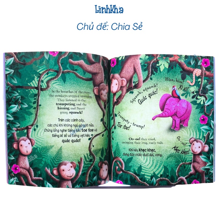 Bộ Sách Song Ngữ Truyện Kể Trước Khi Đi Ngủ: Chia Sẻ + Hạnh Phúc + Yêu Thương + Tự Tin - Tân Việt