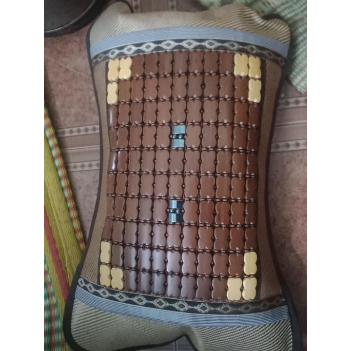 Gối trúc mây hạt bền đẹp, giảm mồ hôi khi nằm (40x25cm-TN)