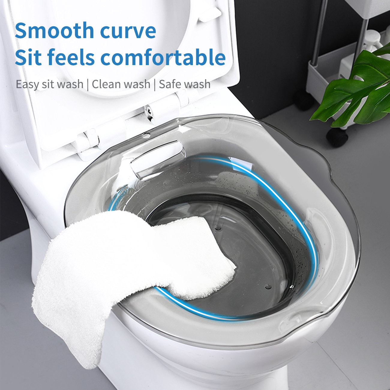 Shepherd Large Capacity Heat-Resistant Load-Bearing No Squat Bidet Applicable for All Toilets
